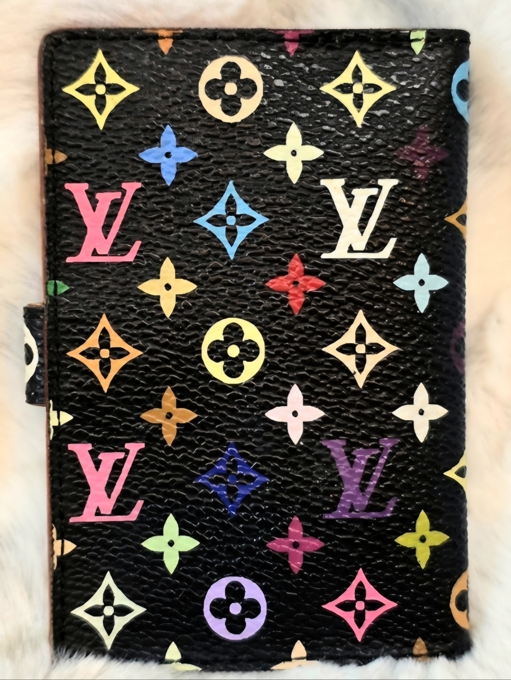 🌺 Louis Vuitton Monogram Multicolore Carnet de Bal Mini Agenda/Card Case AUTH - Picture 2 of 12